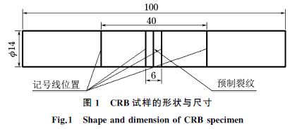 圖１ CRB試樣的形狀與尺寸