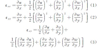 求得物體表面相應的應變場，